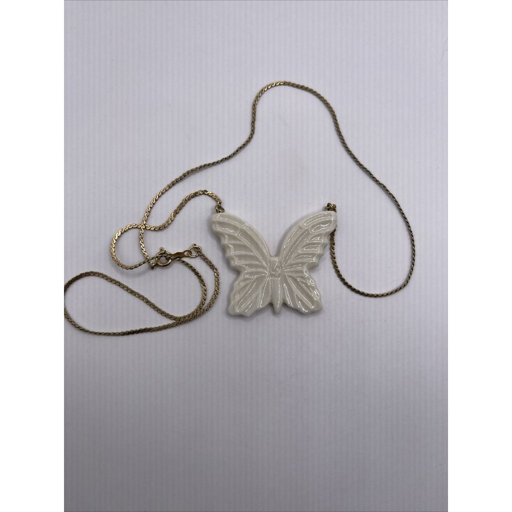 lenox fine china butterfly necklace